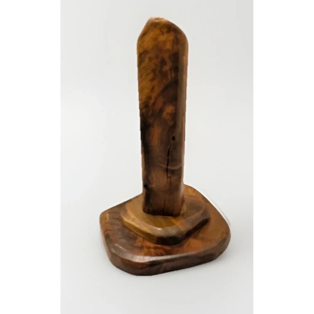 Abstract MCM Wood Art Sculpture Minimalist MCM Staging OOAK Room Decor VTG Boho